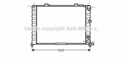 AVA QUALITY COOLING al2047 -  Радиатор, охлаждение двигателя